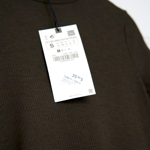 Zara Ribbed Collared Dress - Picture 3 of 7